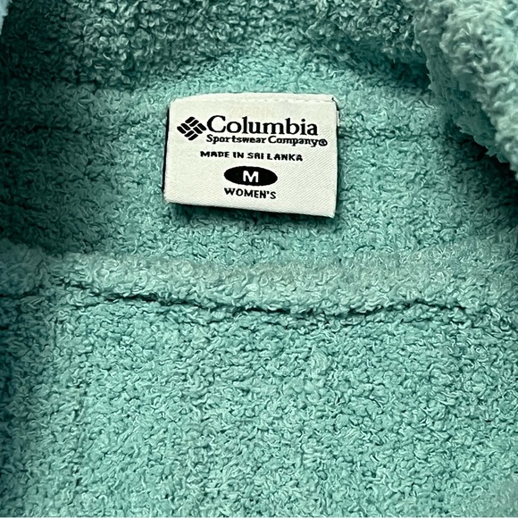 Columbia Womens Mint Green Soft Chenille Turtleneck Pullover Sweater Size Medium - Picture 6 of 7